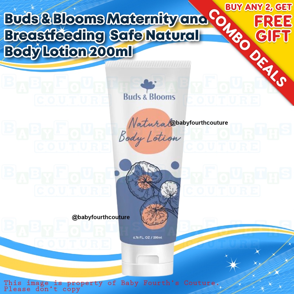 COD Buds & Blooms Maternity and Breastfeeding Safe Natural Body Lotion 200ml Shopee Philippines
