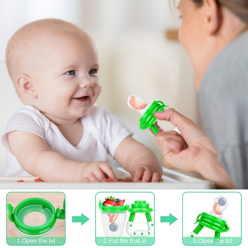 Baby Feeding Pacifier Baby Child Fresh Fruit Feeder Fruit And Vegetable ...