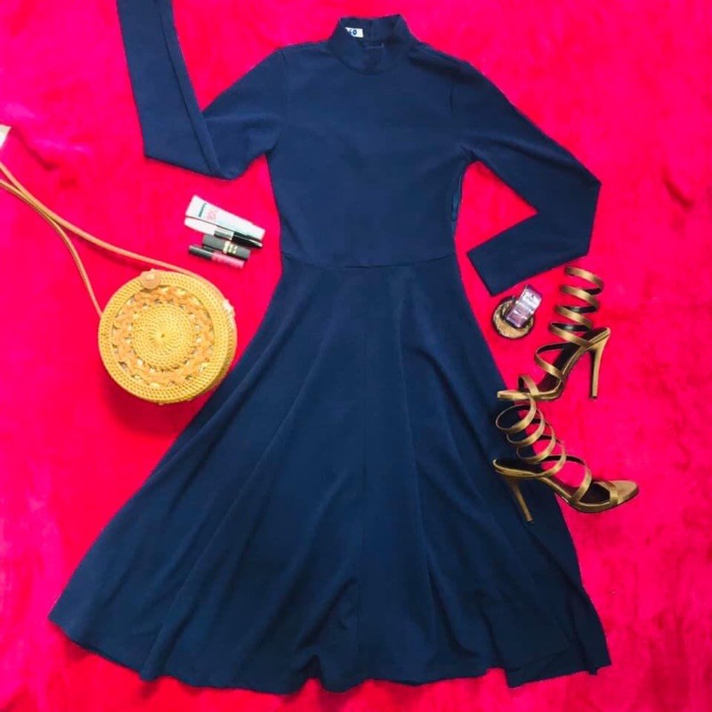 Shein navy blue outlet dress