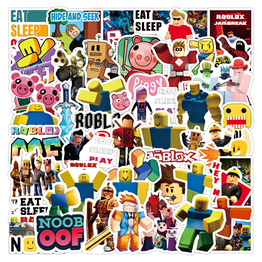 53pcs Game Anime Roblox DynaBlocks Graffiti Stickers DIY Luggage Laptop  Scooter Refrigerator Cup Ca0 | Shopee Philippines