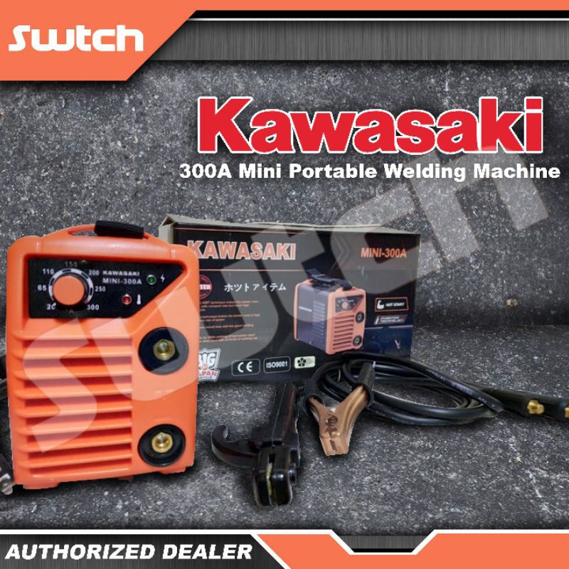 Kawasaki 300AMP Portable Mini Inverter Welding Machine Shopee Philippines