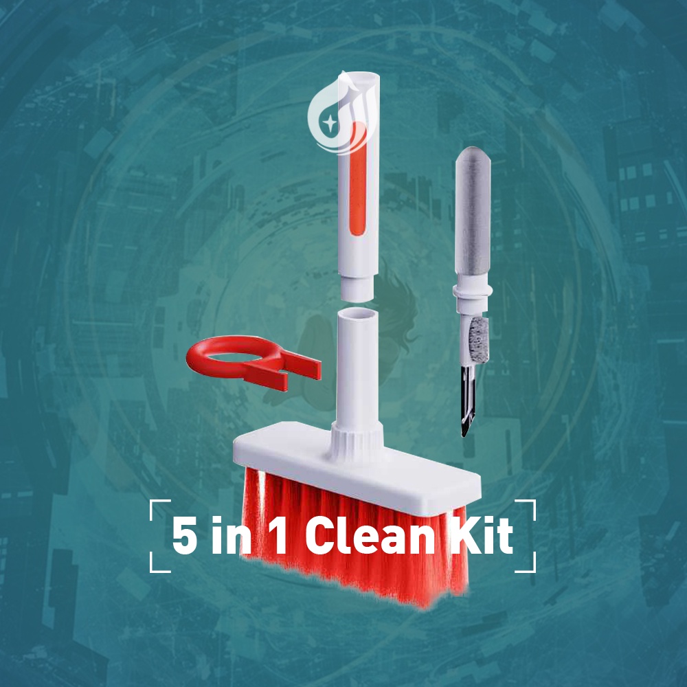 5 in 1 Electronic Device Cleaning Kit Keyboard Clean Brush Kit Keycaps