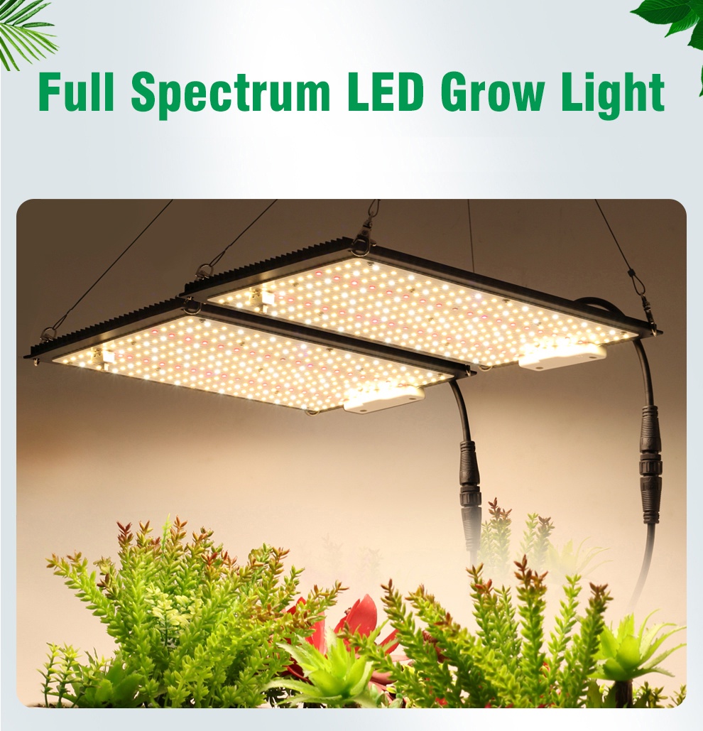 Full Spectrum LED Grow Light Quantum Panel Samsung LM281B Dimmable ...