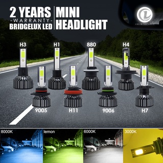 2Pcs H1 H7 H11 LED Bulb Car Fog Light 8-side 360-degree H8 H3 9005 9006 12V  6000K For Auto Headlight