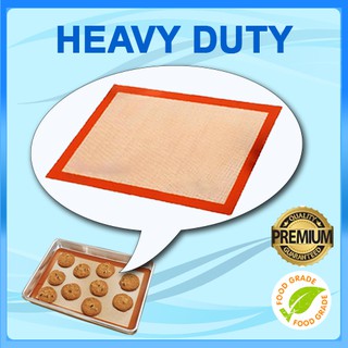 2pcs Silicone Baking Mat & Heat Resistant Glass Fiber Insulated Baking Sheet  Liner For Macaroon, Cookie, Kitchen Tools & Home Supplies