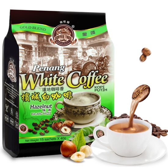 PUTIH Coffee Tree Penang White Coffee Hazelnut 4in1 Instant White ...