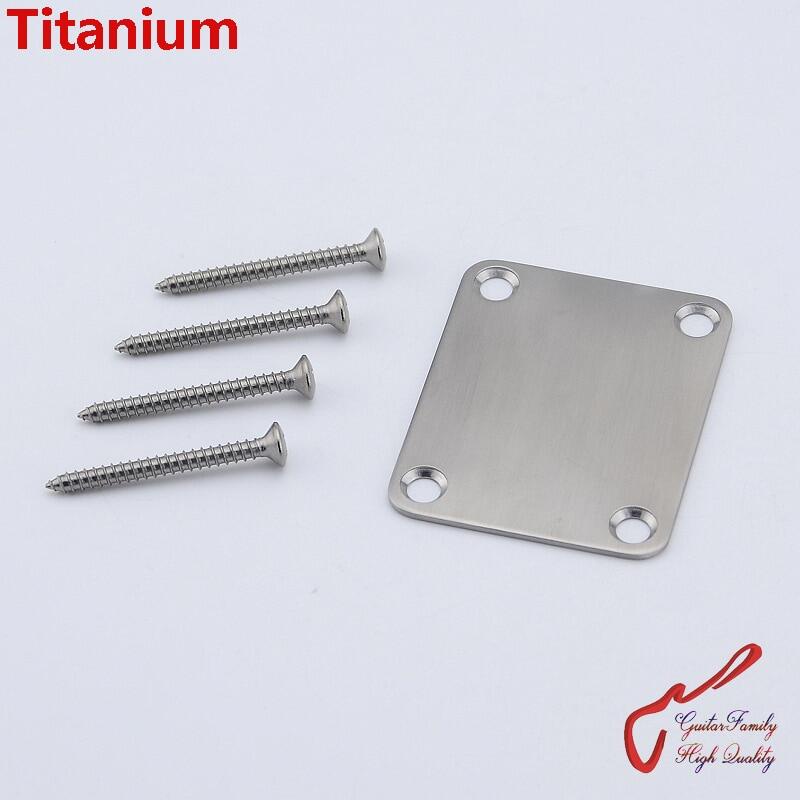 PF1Set GuitarFamily Electric Guitar Electric Bass Titanium Neck Plate