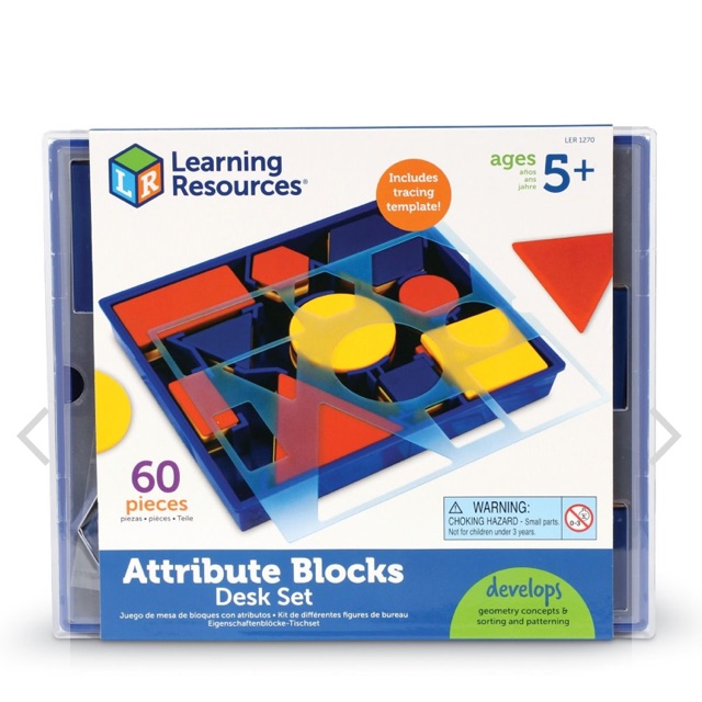 Learning Resources When The Desktop Block Set In Tray | Shopee Philippines