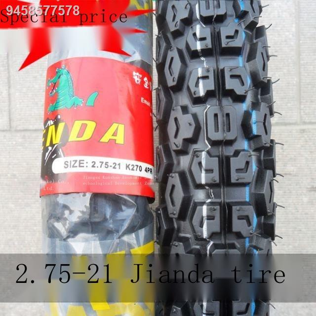 ♨♠Jianda offroad motorcycle tires 2.75/4.1018/21 275 410 outer tire