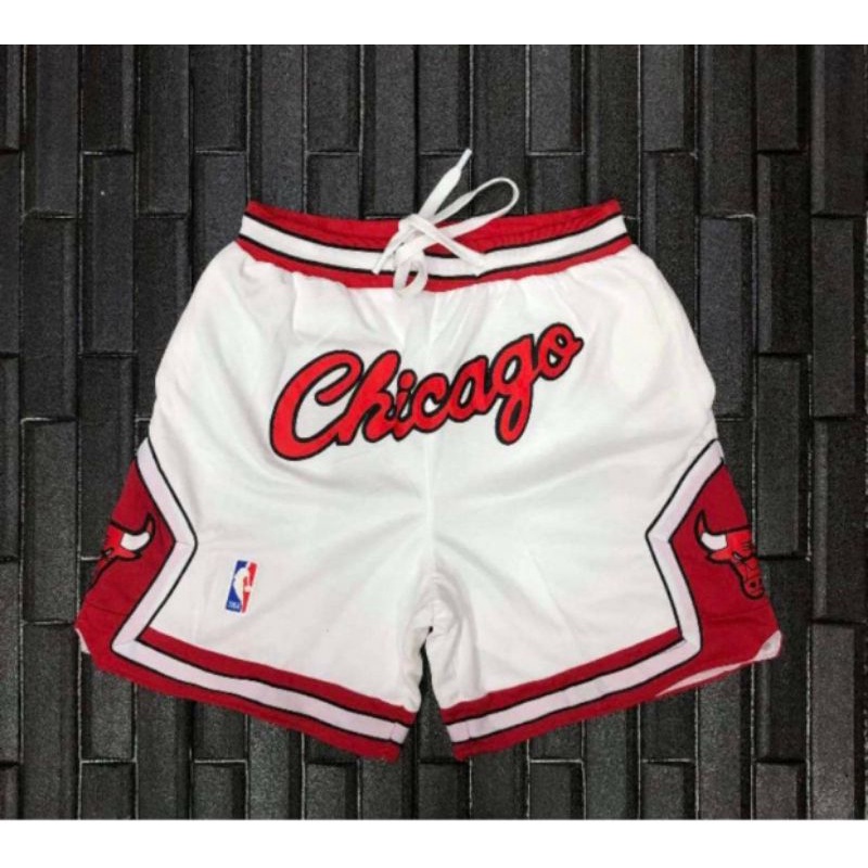 CHICAGO JERSEY SHORTS EMBROID HIGH QUALITY | Shopee Philippines