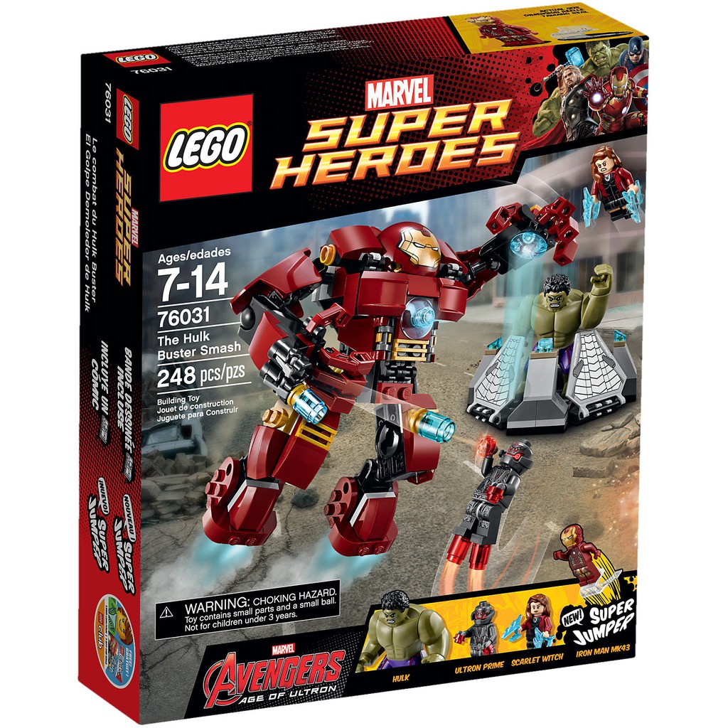 LEGO 76031 Super Heroes Avengers The Hulk Buster Smash | Shopee Philippines