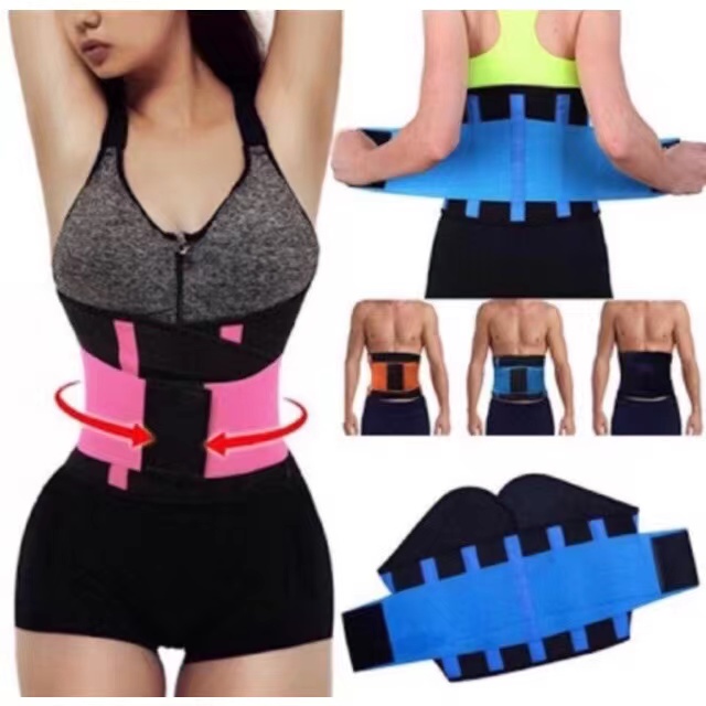 COD Hot Shapers Adjustable Waistband Hot Belt Power Waist Trainer Waistband  Shaper Power Belt