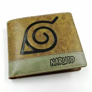 Naruto Wallet Naruto Leaf Village Bifold Wallet With Chain Togo