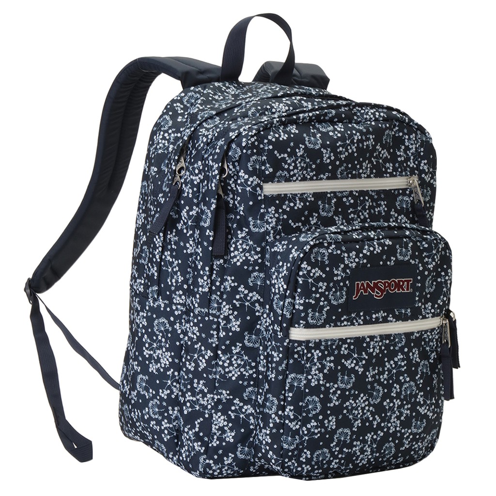 JanSport Big Student Backpack Navy Field Floral Shopee Philippines