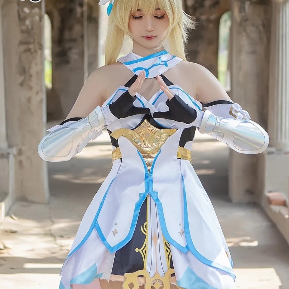 Game cos Genshin Impact Lumine Ying cos cosplay Clothing | Shopee ...