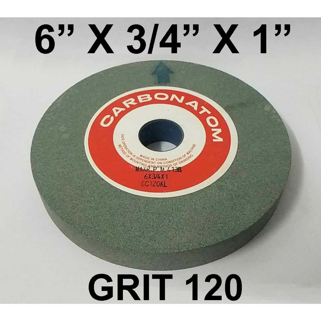 CARBONATOM GRINDING STONE 6" X 3/4" X 1" GRIT 120 Shopee Philippines