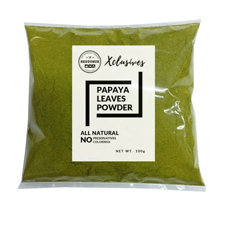 papaya leaf powder 50g Shopee Philippines