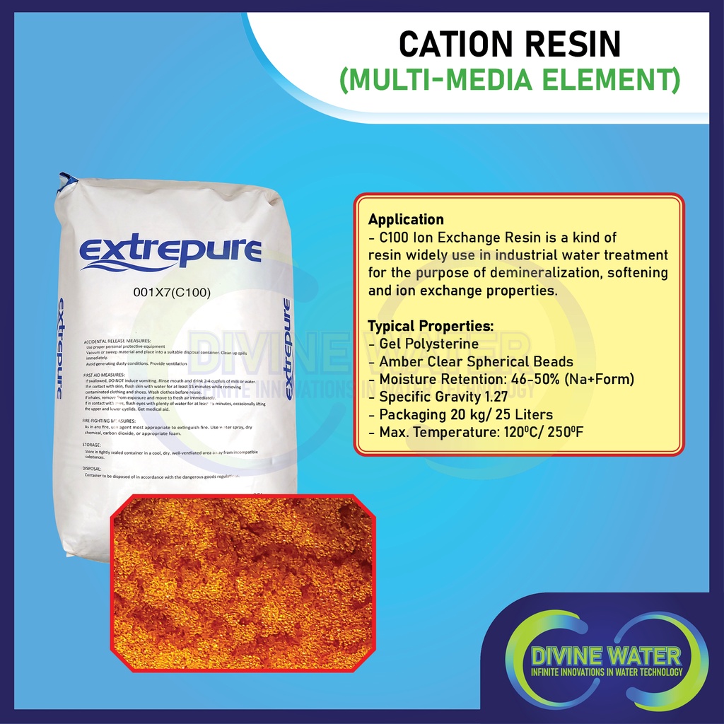 Resin (Extrepure - Cat-ion) Water Softener ONE (1) SACK PER ORDER ONLY ...