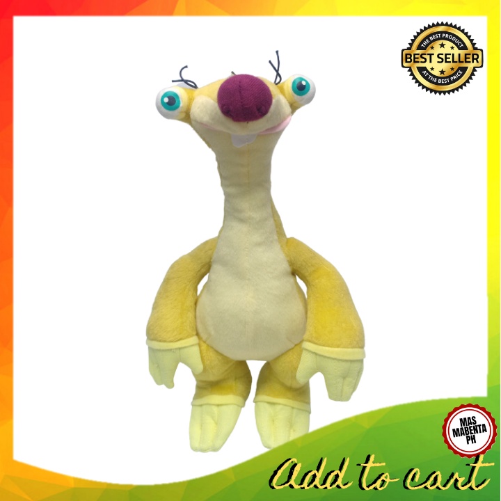 Ice Age Sid Plush Toys Original | Anti-stress Plush toys Cartoon Figure
