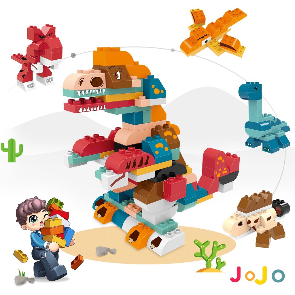 Children's Toys Building Blocks Lego To Connect Animal And Robot 130 ...
