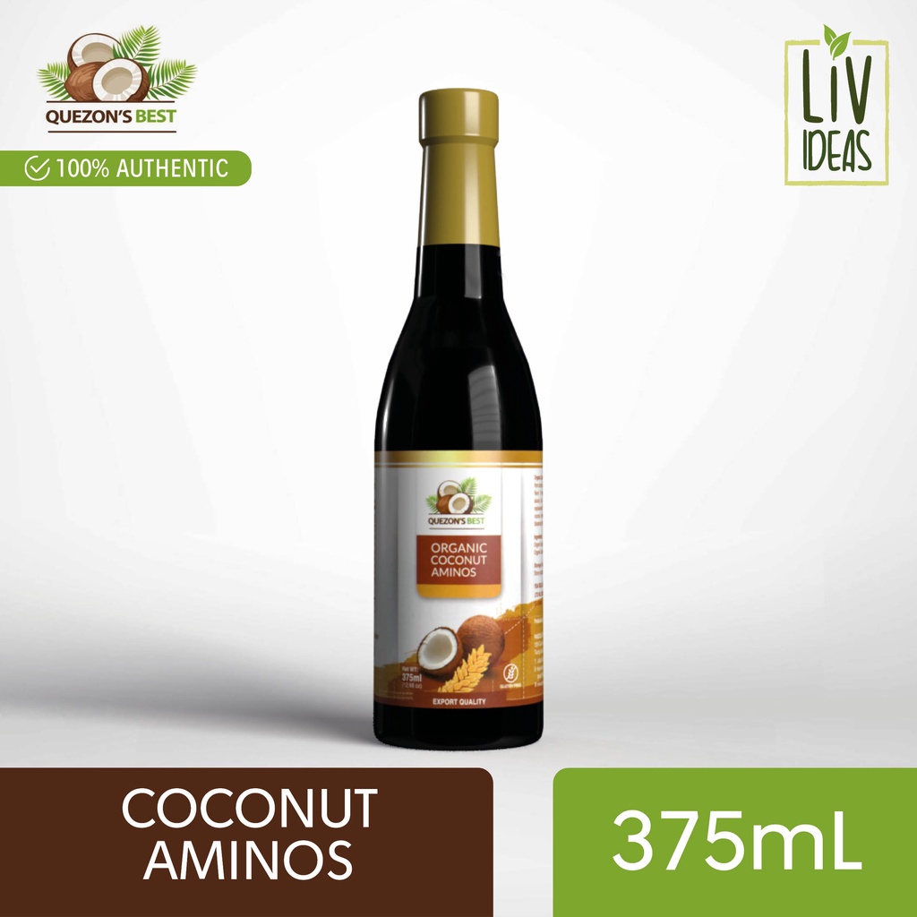 Quezon's Best Organic Coconut Aminos 375mL (Keto-Friendly, Healthy Soy ...