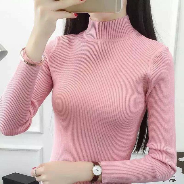 Turtleneck blouse on sale