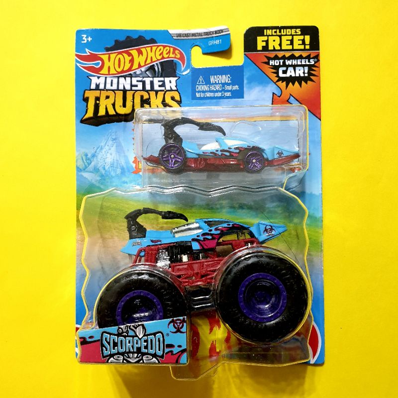 HOT WHEELS MONSTER TRUCK TWIN MILL BONE SHAKER RODGER DODGER DEMO DERBY ...