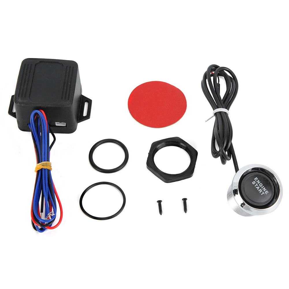 Car Engine Start Stop Push Button Ignition Starter Kit Auto