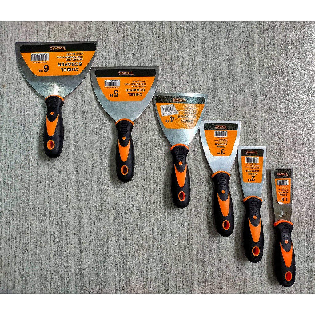 JODIC Standard Chisel Scraper / Putty Knife ( 6" ,5" ,4" ,3" ,2" ,1.5