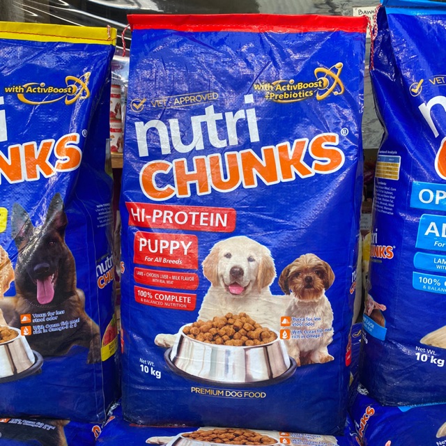 Chunk shop dog food