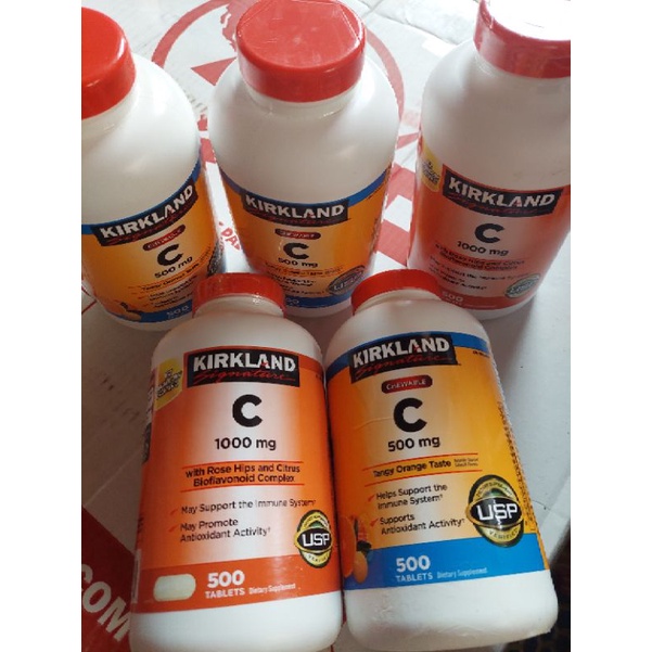 KIRKLAND Vitamin C 500mg & 1000mg Shopee Philippines