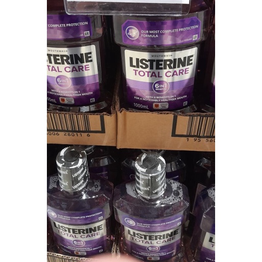 Listerine Mouthwash Total Care 1L Shopee Philippines