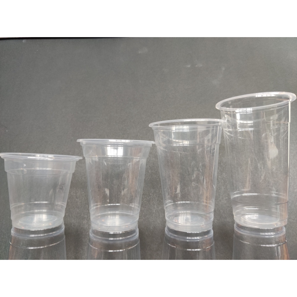 Plastic Cups Milk Tea Cups Coffee Cups Juice Cup Plain Y Cup 95mm 50 Pcs Cups Only No 3589