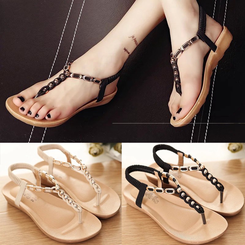 Bohemian sandals hot sale shopee