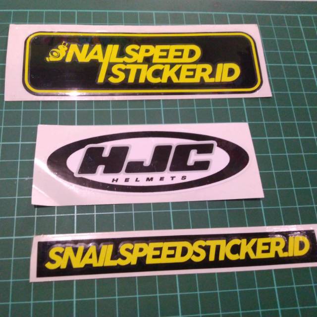HJC 11.5 cm logo printing helmet Sticker | Shopee Philippines