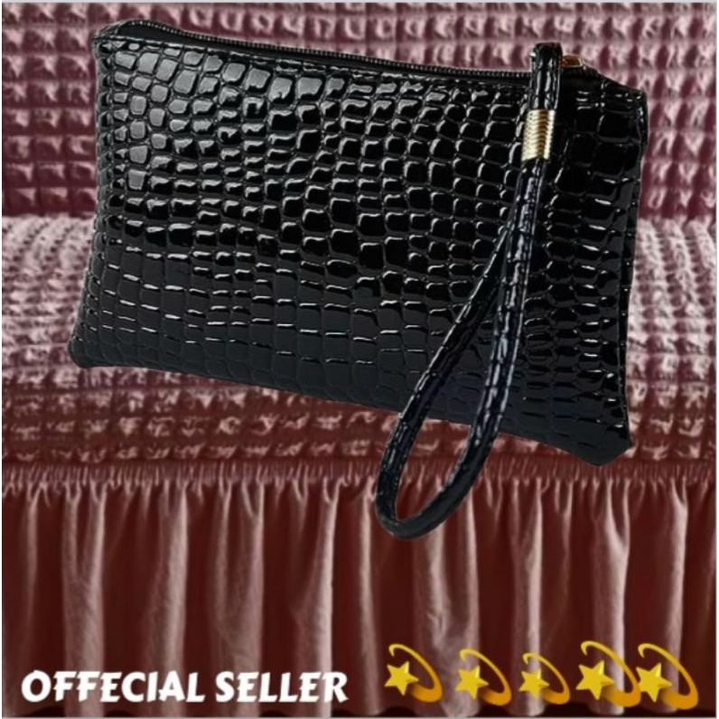LOVELY WALLET WOMAN COIN CROILE GRAIN HANDBAG CLUTCH PENCIL CASE VM008 Shopee Philippines