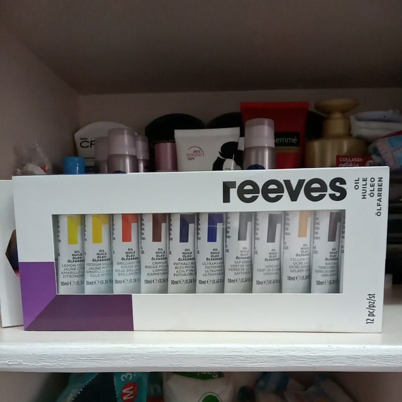 reeves oil huile oleo olfarben 12 x 10ml | Shopee Philippines