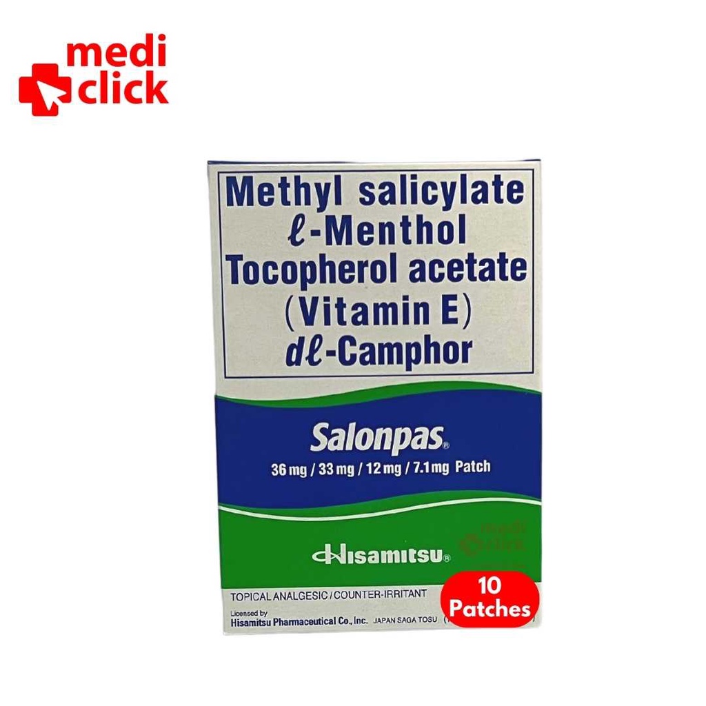 Salonpas (20 Patches) 1 BOX Shopee Philippines