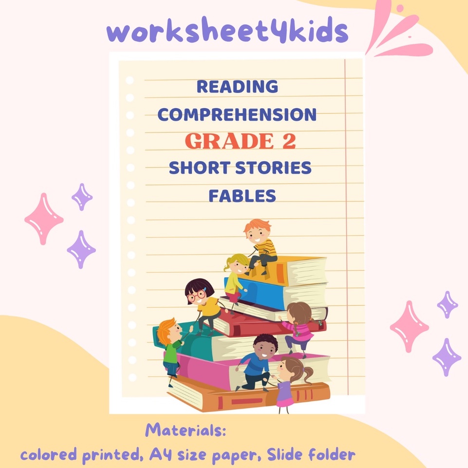 70, PAGES READING WORKBOOK FABLES SHORT STORIES GRADE 2 | Shopee ...