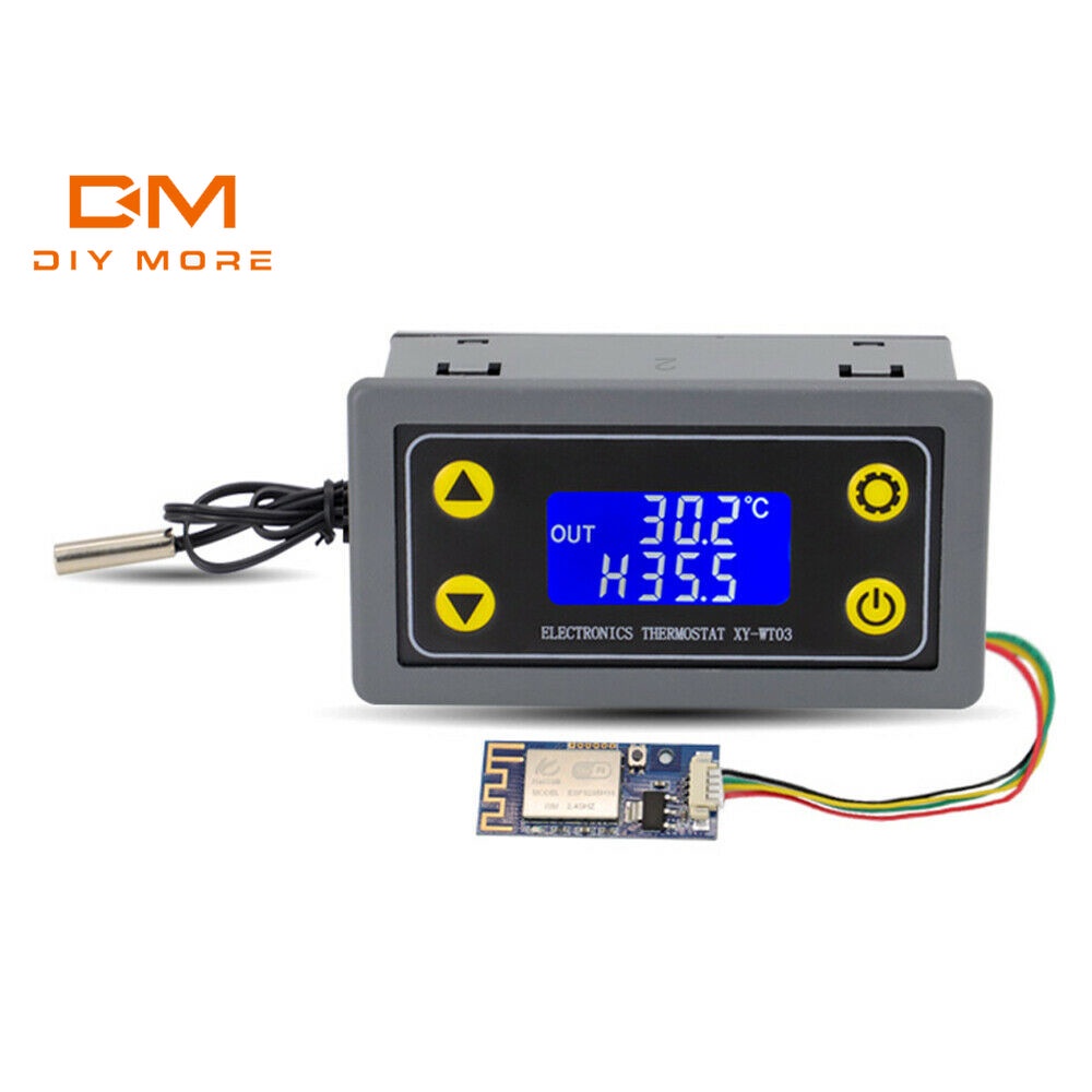 DIYMORE Wt03 Digital Lcd Wifi Temperature Thermostat Controller Module ...