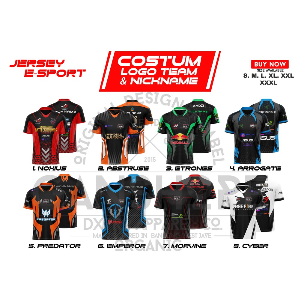 Jersey best sale gaming ml