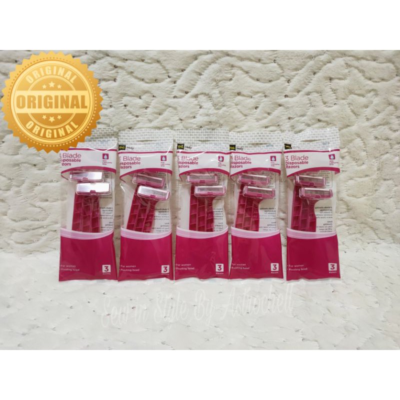 DG body 3 Blade Disposable Razor (3pcs in 1pack) Made in South Korea ...