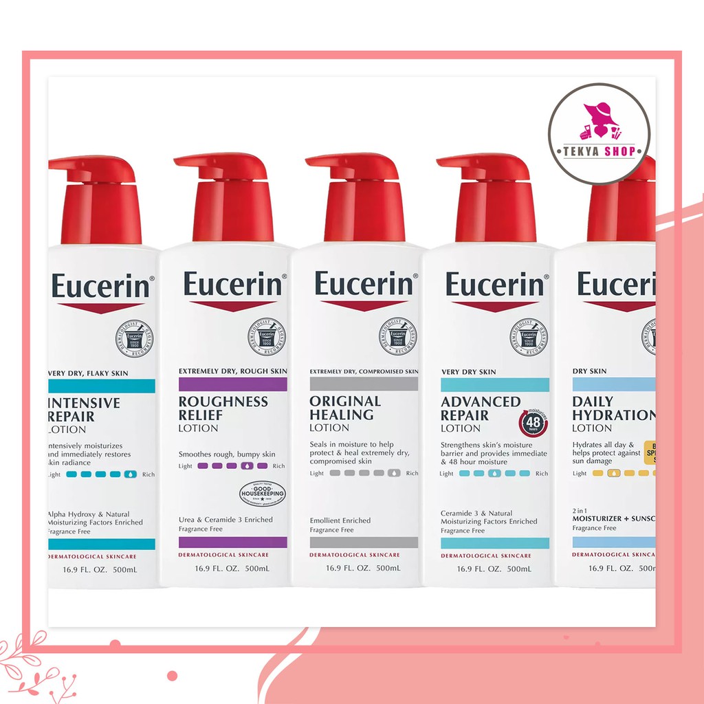 Eucerin Lotion Intensive Repair, Roughness Relief, Original Healing