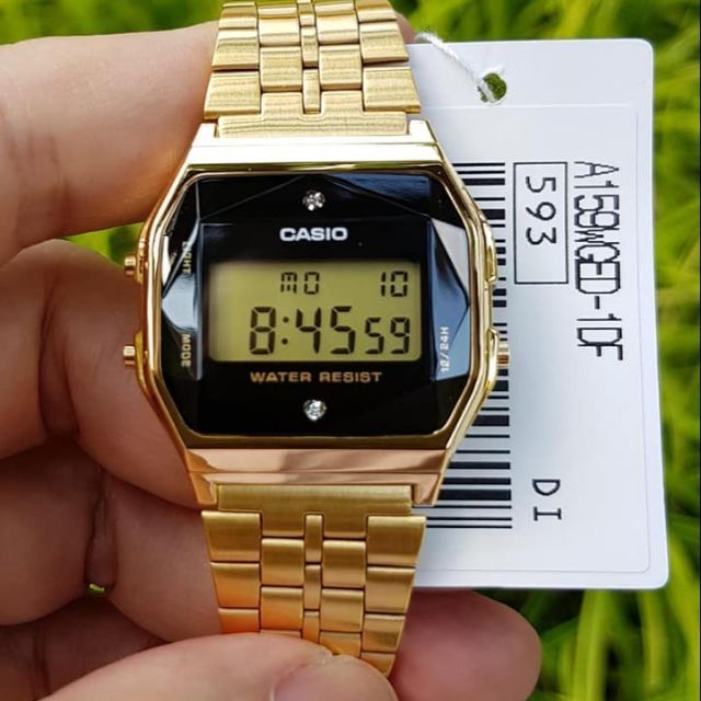 Casio gold hot sale diamond