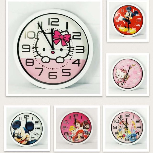 new cartoon design 10inch wall clock | Shopee Philippines