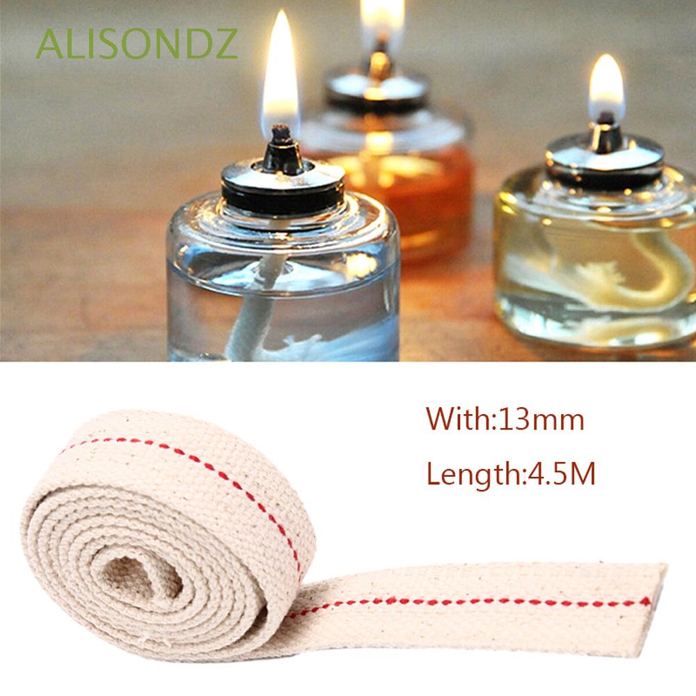 ALISONDZ DIY Kerosene Lamp Wick Lantern Flat Lamp Wick Oil Lamp Making
