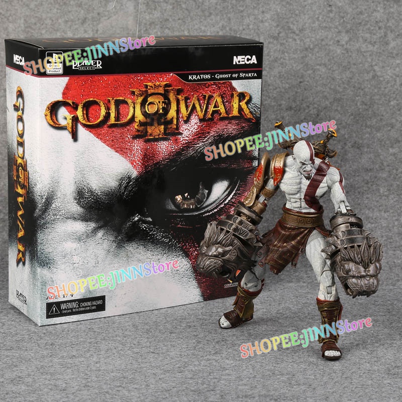 JINN Ultimate Kratos Action Figure NECA 7 inch God Of War Model Toy