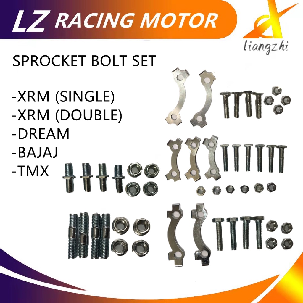 Motorcycle Parts Sprocket Bolt Set For Xrm Tmx Bajaj Dream Shopee
