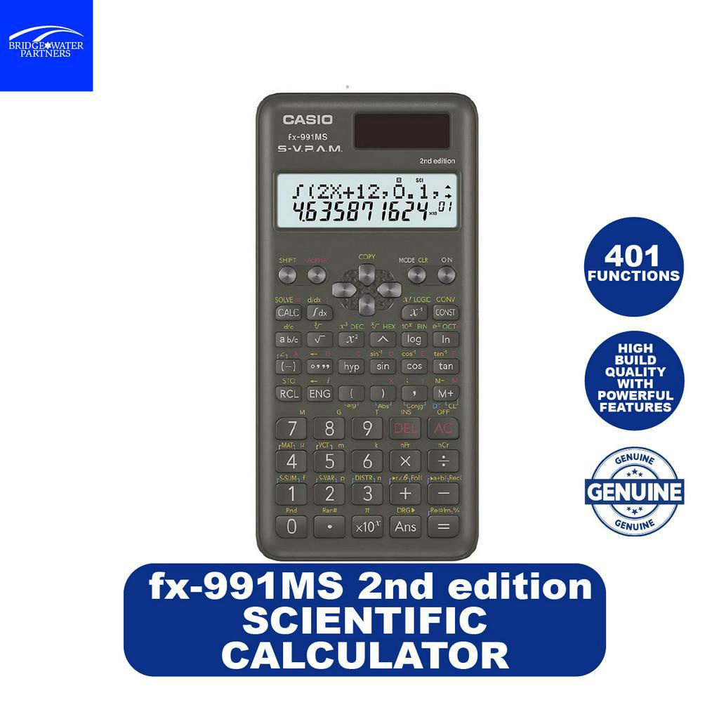 Casio FX-991MS 2nd Edition Scientific Calculator | Shopee Philippines