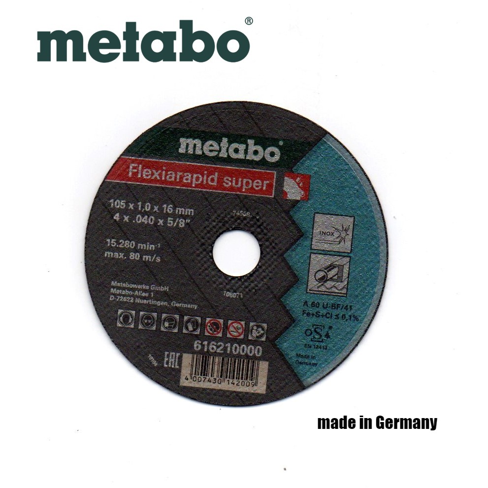 Metabo super thin cutting disc 4